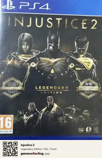 Injustice 2 PlayStation 4, PAL box front