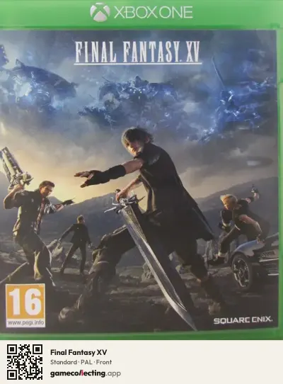 Final Fantasy XV Xbox One, PAL box front