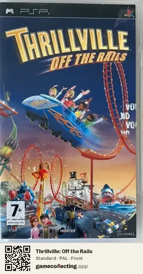 Thrillville: Off the Rails PlayStation Portable, PAL box front