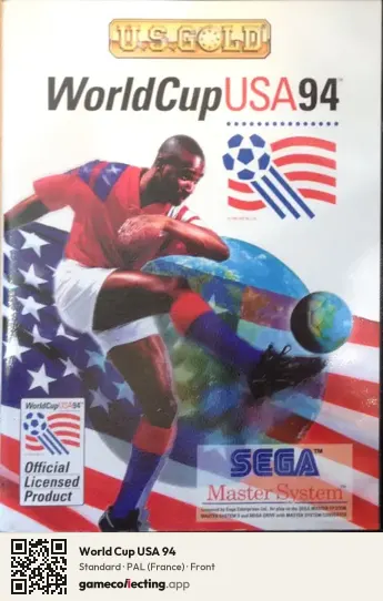 World Cup USA 94 Sega Master System, France box front