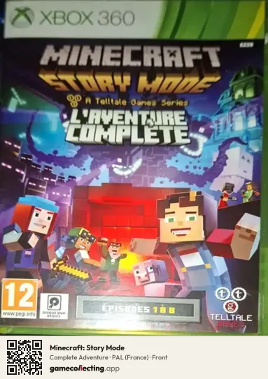 Minecraft: Story Mode Xbox 360, France box front