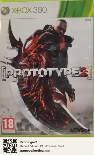 Prototype 2 Xbox 360, France box front