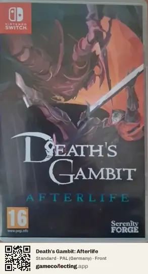 Death's Gambit: Afterlife Nintendo Switch, Germany box front