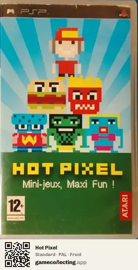 Hot Pixel PlayStation Portable, PAL box front