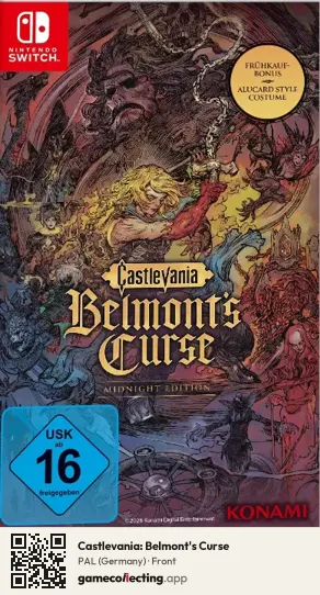 Castlevania: Belmont's Curse Nintendo Switch, Germany box front