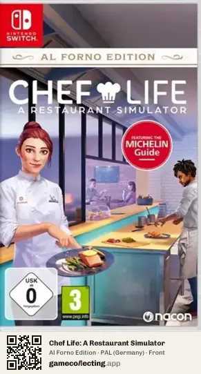 Chef Life: A Restaurant Simulator Nintendo Switch, Germany box front