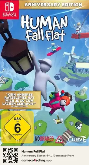 Human: Fall Flat Nintendo Switch, Germany box front