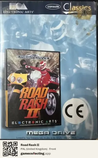 Road Rash II Sega Mega Drive / Genesis, United Kingdom box front
