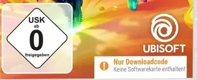 Just Dance 2025 Edition, the USK square on its front