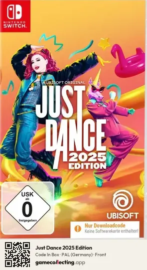 Just Dance 2025 Edition Nintendo Switch, Germany box front