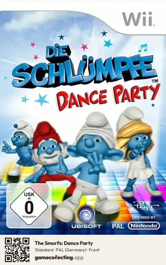 The Smurfs: Dance Party Nintendo Wii, Germany box front