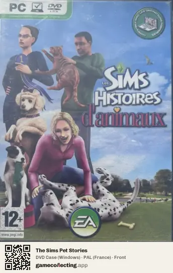 The Sims Pet Stories Computer, France box front
