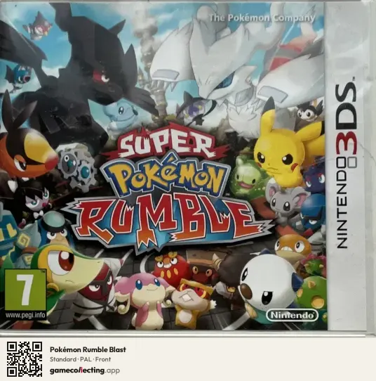 Pokémon Rumble Blast Nintendo 3DS, PAL box front