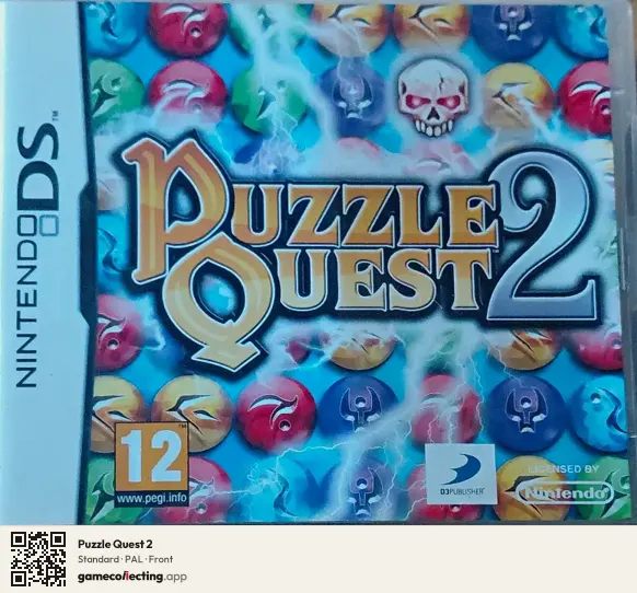 Puzzle Quest 2 Nintendo DS, PAL box front