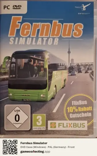 Fernbus Simulator Computer, Germany box front
