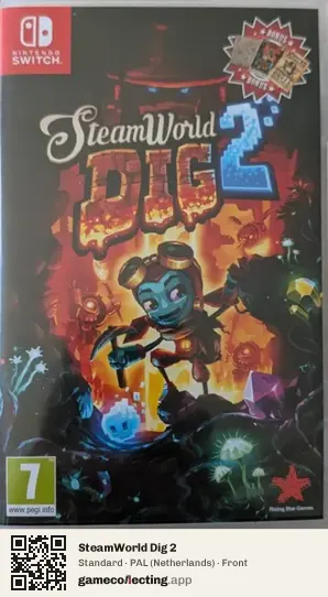 SteamWorld Dig 2 Nintendo Switch, Netherlands box front
