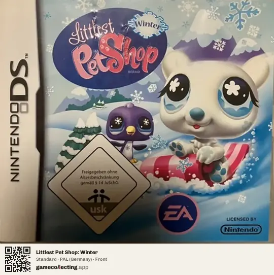 Littlest Pet Shop: Winter Nintendo DS, Germany box front