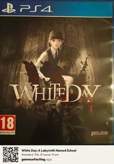 White Day: A Labyrinth Named School PlayStation 4, France box front