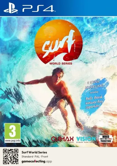 Surf World Series PlayStation 4, PAL box front