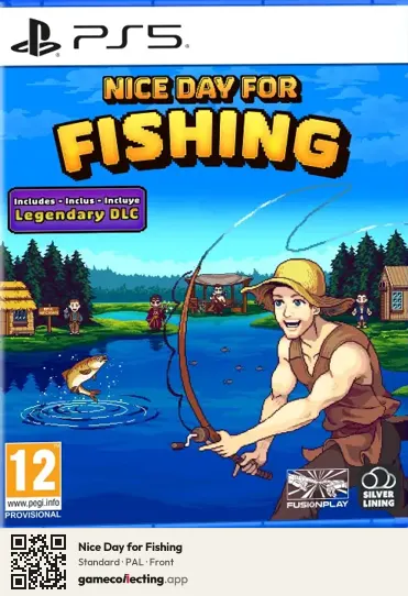 Nice Day for Fishing PlayStation 5, PAL box front