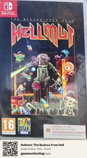 Hellmut: The Badass from Hell Nintendo Switch, PAL box front