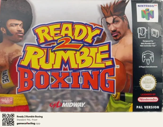 Ready 2 Rumble Boxing Nintendo 64, PAL box front