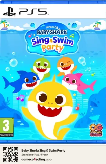 Baby Shark: Sing & Swim Party PlayStation 5, PAL box front