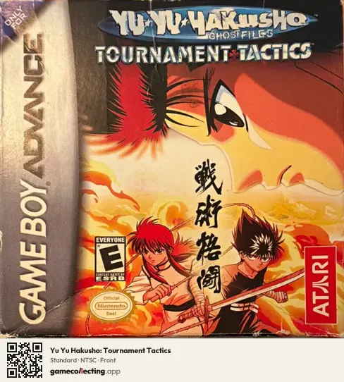 Yu Yu Hakusho: Tournament Tactics Game Boy Advance, NTSC box front