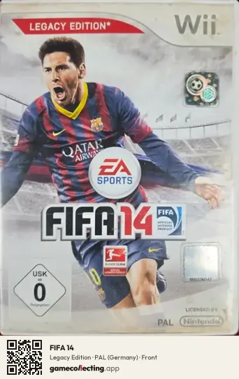 FIFA 14 Nintendo Wii, Germany box front