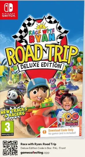 Race with Ryan: Road Trip Nintendo Switch, PAL box front