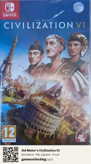 Sid Meier's Civilization VI Nintendo Switch, Spain box front
