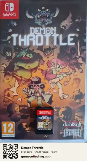 Demon Throttle Nintendo Switch, France box front