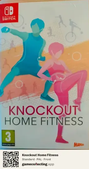 Knockout Home Fitness Nintendo Switch, PAL box front