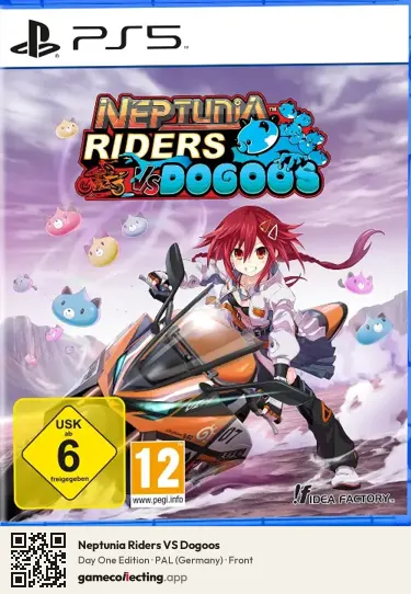 Neptunia Riders VS Dogoos PlayStation 5, Germany box front