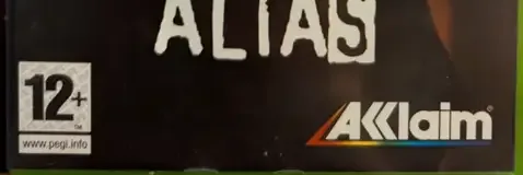 Alias, the PEGI square on its front
