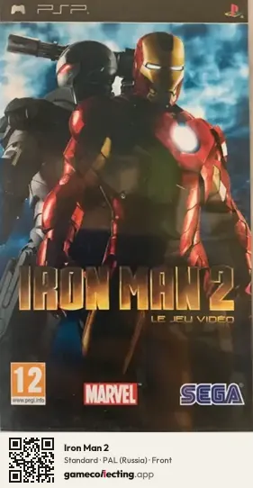 Iron Man 2 PlayStation Portable, Russia box front