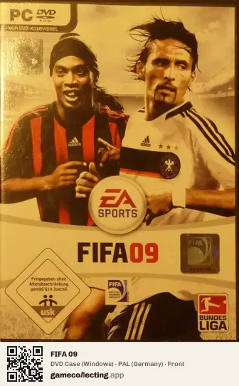 FIFA 09 Computer, Germany box front