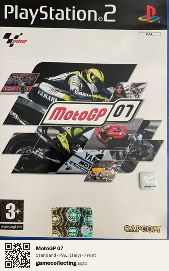 MotoGP 07 PlayStation 2, Italy box front