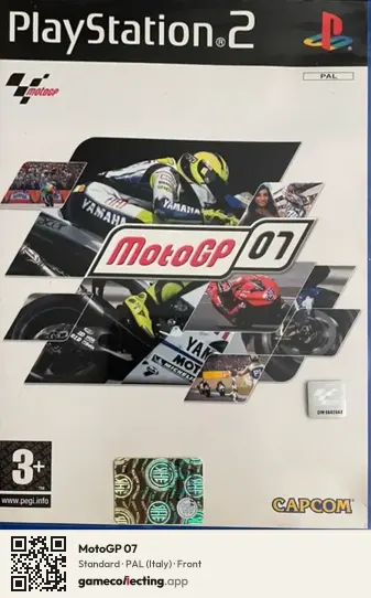 MotoGP 07 PlayStation 2, Italy box front