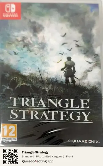 Triangle Strategy Nintendo Switch, United Kingdom box front