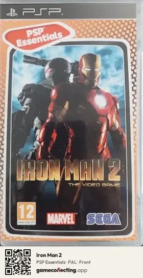 Iron Man 2 PlayStation Portable, PAL box front