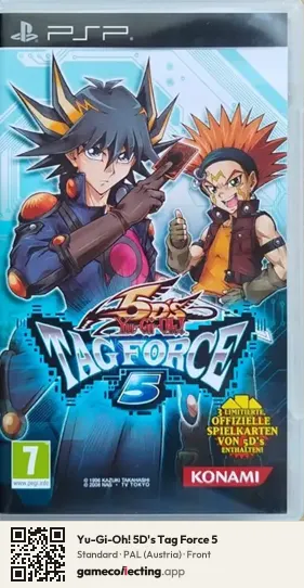 Yu-Gi-Oh! 5D's Tag Force 5 PlayStation Portable, Austria box front