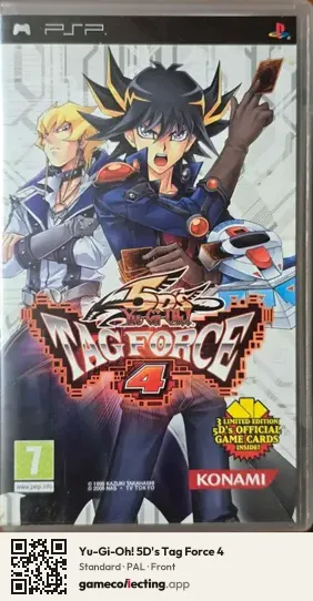 Yu-Gi-Oh! 5D's Tag Force 4 PlayStation Portable, PAL box front