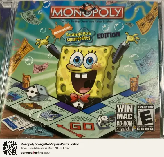 Monopoly SpongeBob SquarePants Edition Computer, NTSC box front
