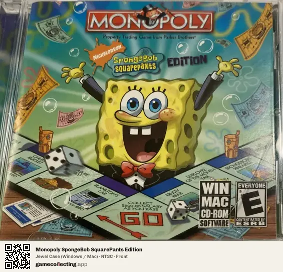 Monopoly SpongeBob SquarePants Edition Computer, NTSC box front