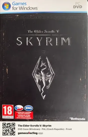 The Elder Scrolls V: Skyrim Computer, Czech Republic box front
