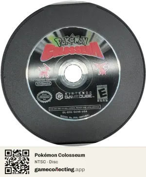 Pokémon Colosseum Nintendo GameCube, NTSC disc