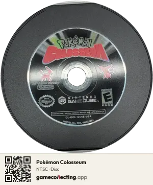 Pokémon Colosseum Nintendo GameCube, NTSC disc