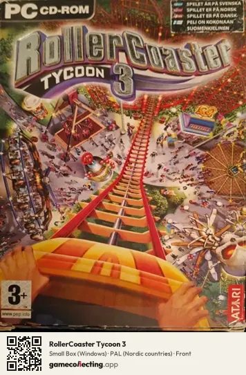 RollerCoaster Tycoon 3 Computer, Nordic countries box front
