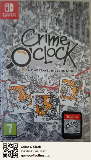 Crime O'Clock Nintendo Switch, PAL box front